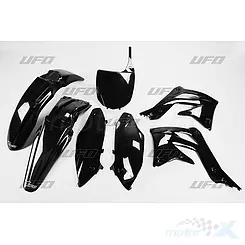 Zestaw osłon nadwozia czarny UFO Plast Kawasaki KXF 450 12'