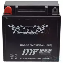 Akumulator bezobsługowy WM Motor SMF 12N9-3B 12V 9Ah 135x75x139mm 100CCA