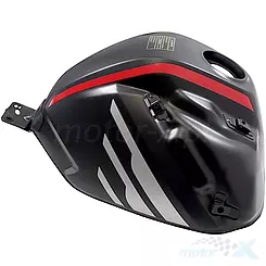 Zbiornik paliwa, czarny 006Z, z naklejkami, QJMotor SRT 800 S / SRT 800 SX