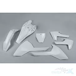 Zestaw osłon nadwozia biały OEM UFO Plast Husqvarna TC 85