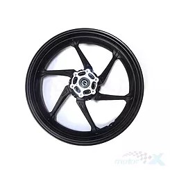 Felga 2.15x17" przednia, czarny mat, 6-ramienna Junak Racer / S / RZ / 121 FL