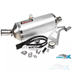 Końcówka wydechu Giannelli Ipersport Alu, Derbi GPR 125 4T 4V 10-15 (E)