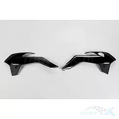 Osłony chłodnicy czarne  UFO Plast  KTM SX 85 13-17