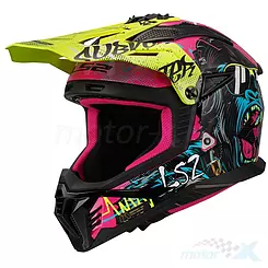 Kask offroad LS2 MX708 Fast II Gorilla Połysk