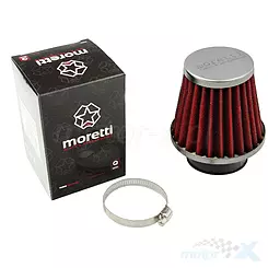 Filtr powietrza stożkowy 38mm 0° Moretti Parts