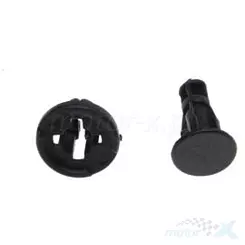 Spinka montażowa osłony, grubość 8mm, kołek plastikowy, rozporowy, 1 sztuka, główka 12.5mm, gładka