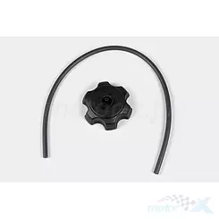 Korek zbiornika paliwa czarny UFO Plast Kawaski KX 125 / 250 / 500 94-