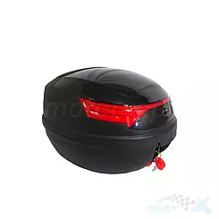 Kufer centralny, 32L, czarny połysk, Junak 0816