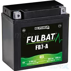 Akumulator żelowy Fulbat FB7-A (YB7-A) 12V 8A 135x75x133mm 120CCA