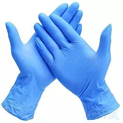 Rękawice serwisowe, nitrylowe, wzmocnione, jednorazowe, gumowe, Biketec Professional, 100 sztuk