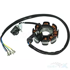 Stator iskrownik, stojan alternatora, 8 cewek, 5 pinów 4T 125 AC