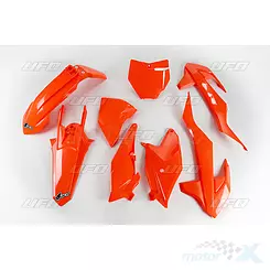 Zestaw osłon nadwozia pomarańczowe fluo UFO Plast KTM SX 85
