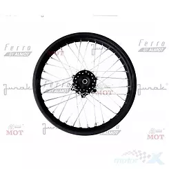 Felga 18x2,15 koła przód komplet (szprychowa) Junak M12 Vintage 125