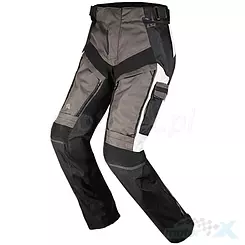 Spodnie motocyklowe, całoroczne, wodoodporne, LS2 Norway Man Czarno-Szare