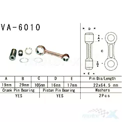 Korbowód Vesrah VA-6010