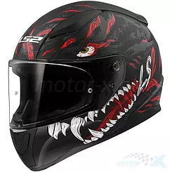 Kask integralny LS2 FF353 Rapid II Kaiju Matowy Czarno-Czerwono-Biały