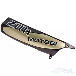 Osłona progowa lewa brązowo złota 21TH Baotian BT49QT-7 / Motobi Żbik / Zipp Triad 1