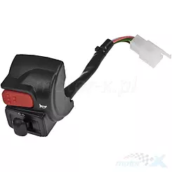 Przełącznik zespolony lewy, kostka 4 piny, 4 przewody MBK Booster NG, Booster Spirit / Yamaha BWS, BWS NG