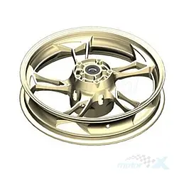Felga tylna 3.50x17", aluminiowa, złota, Zontes U 125