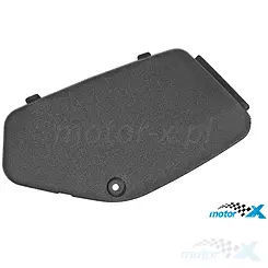 Pokrywa inspekcyjna, prawa, czarna, Piaggio Xevo 125-400 / X8 125-400