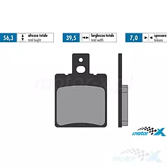 Klocki hamulcowe Polini S13 Sintered