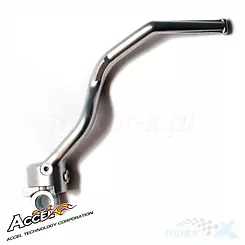 Dźwignia rozrusznika nożnego, aluminiowa, srebrna, Accel KST301SL KAWASAKI KXF 250 '13-'16