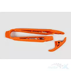 Ślizg łańcucha napędowego pomarańczowy UFO Plast KTM SX / SX-F / EXC 07-11