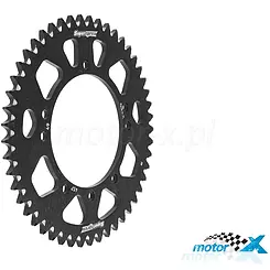 Zębatka tylna Supersprox Alu 420, czarna, 49z, Kawasaki KX 80, KX 85, KX 100 / Suzuki RM 100