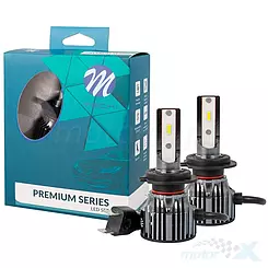Żarówka LED H7 LSG7 CSP 1860 M-TECH, 2 sztuki, + zestaw do konwersji
