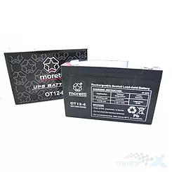 Akumulator żelowy 6 VOLT OT12-6 Moretti