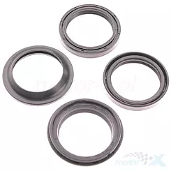 Uszczelniacze amortyzatora przedniego 43x55x9.5/10.5mm, olejowe i przeciwpyłowe, Tourmax FSD-046R (ARI109) (ARI144)