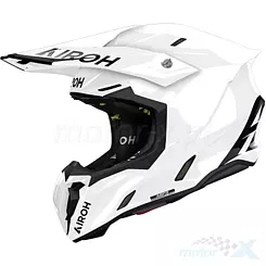 Kask motocyklowy Offroad, Enduro, ATV, Quad, Airoh Twist 3 Color, Połysk Biały