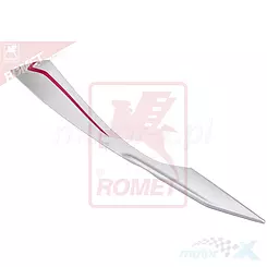 Osłona progowa lewa czarno-srebrna Zipp Tops Plus