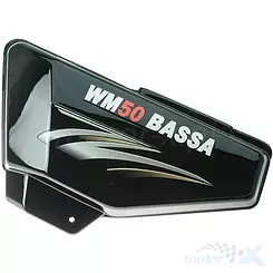 Osłona przednia boczna lewa, czarna, Router Bassa WM