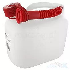 Kanister Motoforce 5L, z nakrętką i nalewakiem, np. do paliwa
