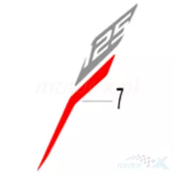 Naklejka osłony tylnej górnej lewej Keeway RKF 125 05571U32WF00