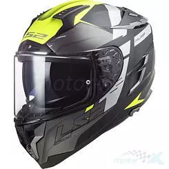 Kask integralny LS2 FF327 Challenger Allert Titan Hi-Vis Yellow