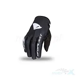 Rękawice motocyklowe dziecięce, czarne, UFO Plast Skill Junior