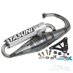 Tłumik kompletny z homologacją Yasuni Z Aluminium, Minarelli vertical 50 2T
