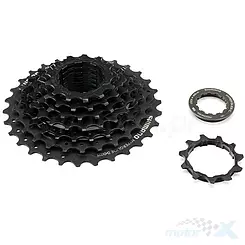 Wolnobieg rowerowy, 8 rzędów, Shimano typ CS-HG31, 11-30 zębów, kaseta