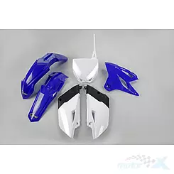 Zestaw osłon nadwozia niebiesko-biały OEM UFO Plast Yamaha YZ 85 15-21