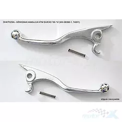 Dźwignia hamulca Nachman KTM SX/EXC '05-'13 ZE SPRĘŻYNKĄ (MX-08398-1, 74001)