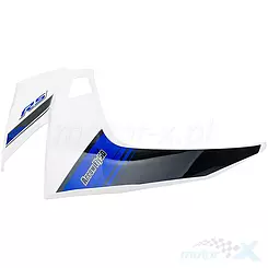 Osłona przednia boczna prawa biało-niebieska Romet Arrow Fly RS 50