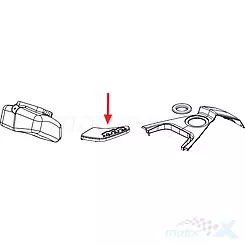 Prowadnica gałki zmiany biegów  Kymco MXU