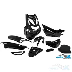 Owiewki STR8, 10 elementów, czarne, Aprilia SR 50 1998-2004