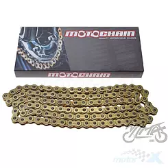 Łańcuch napędowy 415H 112 ogniw, złoty, Motochain 