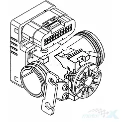 Przepustnica ze sterownikiem ECU Kymco Downtown GT 125