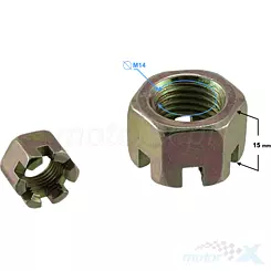 Nakrętka M14 koła tylnego Barton ATV125-X