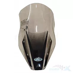Szyba czołowa, transparentna, 51x35cm, Kappa KD8717ST, Benelli TRK 702 / TRK 702 X