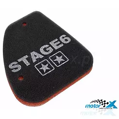 Wkład filtr powietrza gąbka Stage6 Double Layer, Peugeot AC / LC vertical 